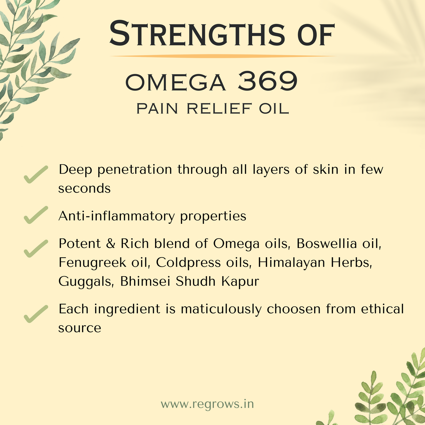 100 ML - OMEGA 3 6 9 (PAIN RELIEF OIL)