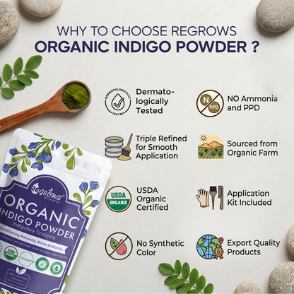 Indigo Powder - 227 Gms